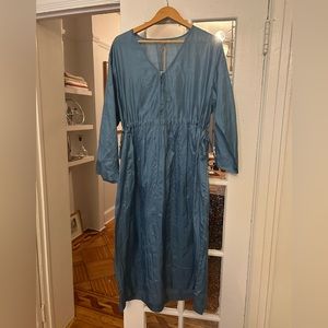 Runaway Bicycle Heirloom Silk Dress